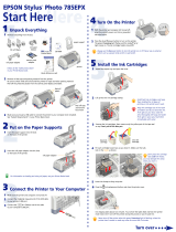 Epson Stylus Photo 785EPX Quick start guide