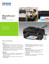 Epson WorkForce 520 All-in-One Printer User manual