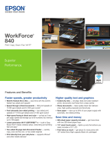 Epson WorkForce 840 All-in-One Printer Specification