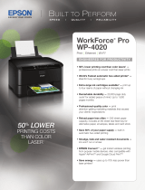 Epson WP-4020 Specification