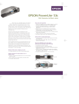 Epson PowerLite 53c Specification
