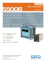 EXFO Photonic Solutions Div. 5500B User manual
