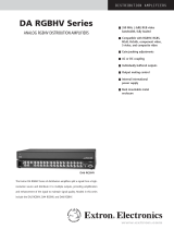 Extron electronic DA RGBHV User manual