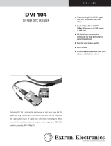 Extron electronic DVI 104 User manual