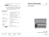 Extron Extron Electronics Power Supply P/S 100 User manual