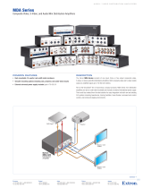 Extron electronic MDA 3V 1x3 User manual