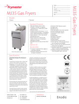 Frymaster MJ35G User manual