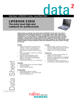 Fujitsu Siemens Computers Lifebook E2010 User manual