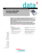 Fujitsu 600 User manual