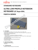 Fujitsu FKB7614 SERIES User manual
