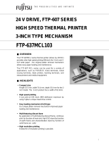 Fujitsu FTP-607 User manual