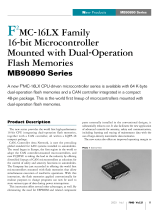 Fujitsu MB90890 User manual