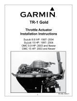 Garmin TR-1 Gold Marine Autopilot Installation guide