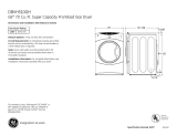 GE DBVH510GHWW User manual