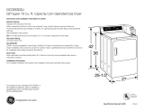 GE DCCB330GJ User manual