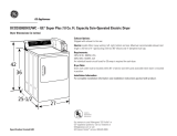 GE Profile DCCD330EDWC User manual