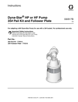 Graco 332517B Dyna-Star HP or HF Pump 35# Pail and Follower Plate Kit User manual