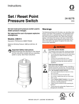 Graco 3A1827B Set/Reset Point Pressure Switch User manual