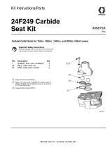 Graco 406875A, 24F249 Carbide Seat Kit User manual