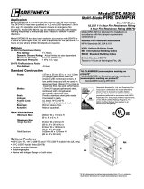Greenheck Fan DFD-M210 User manual