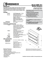 Greenheck Fan SMD-401 User manual