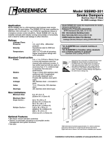 Greenheck Fan SSSMD-201 User manual