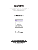 Genovation PDA Mouse User manual