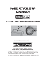 Harbor Freight Tools 94192 User manual