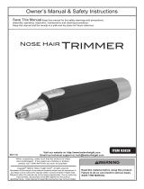 Harbor Freight Tools Nose Hair Trimmer User manual