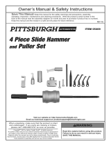 Harbor Freight Tools Slide Hammer and Puller Set 14 Pc User manual