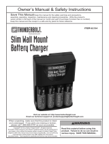 Harbor Freight Tools Slim Wall Mount Battery Charger User manual