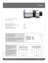 Hasselblad Tele-Superachromat FE 2.8/300 Sa User manual