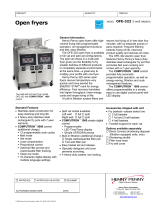 Henny Penny OFE-322 User manual