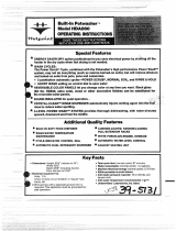 Hotpoint HDA860 User manual