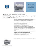 HP 7130 printer User manual