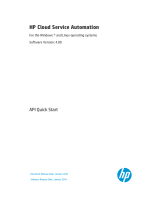 HP CloudSystem Foundation Quick start guide