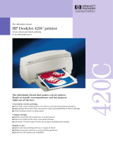 HP DESKJET 420C User manual