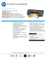 HP Deskjet D1660 User manual