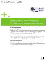 HP Digital mp3222 User manual