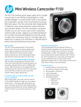 HP f150 Wireless Mini Camcorder Datasheet