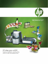 HP Indigo ws4500 User manual