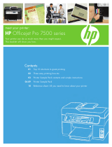 HP Officejet Pro 7500 Series User manual