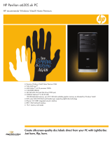 HP Pavilion A6305 User manual