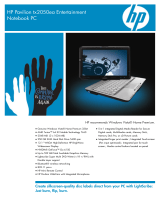HP tx2050ea User manual