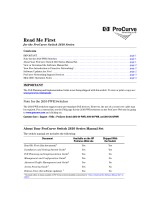 HP 2610 Series User manual