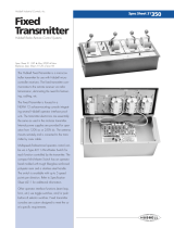 Hubbell Fixed Transmitter 31.350 User manual