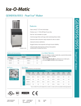 Ice-O-Matic GEM0956/0955 User manual