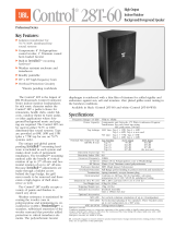 JBL 28T-60 User manual