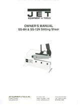 Jet Tools SS-8N User manual
