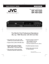 JVC SR-HD1500 User manual